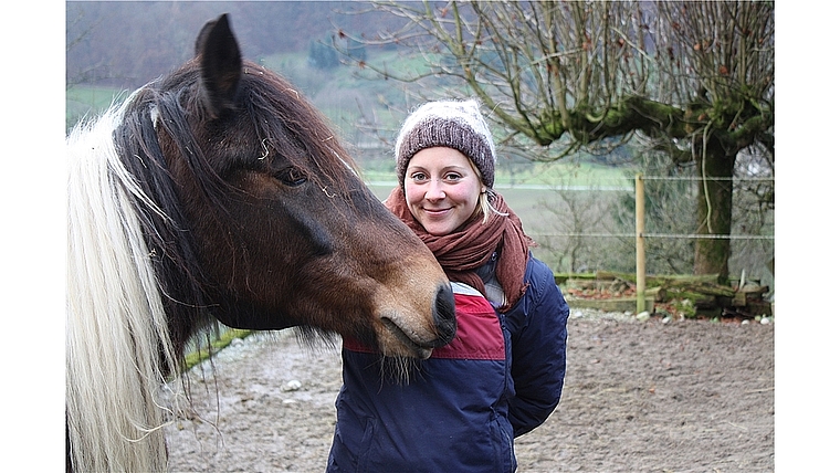 Michelle Fehr will mit Pferden das Selbstvertrauen von Kindern stärken. Foto: nb ]]>