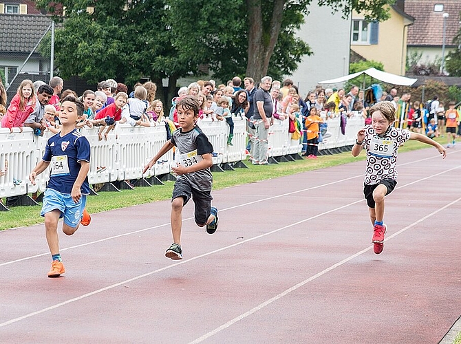 Die schnellsten Kinder <em>qualifizierten sich für das Kantonsfinal. </em>