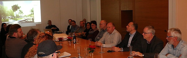 Pro-Spreitenbach-Treffen im Restaurant Sternen.Foto: bär