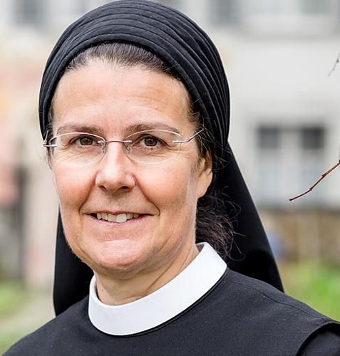 Priorin Irene Gassmann Vorsteherin des Klosters Fahr.
