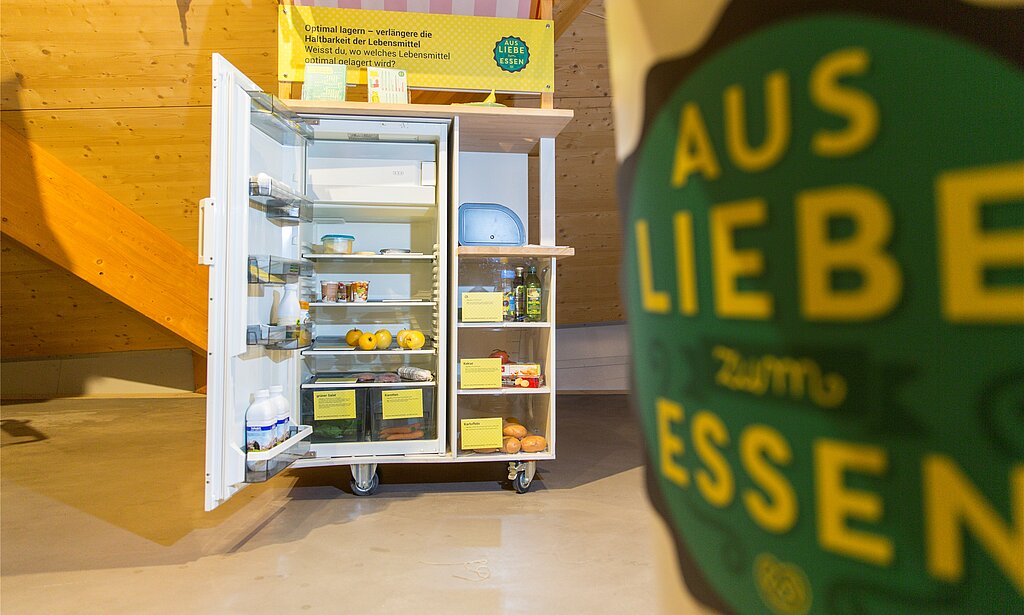 Die Ausstellung <em>«Aus Liebe zum Essen» befasst sich mit dem Thema Food Waste. (AZ/ Claudio Thoma)</em>
