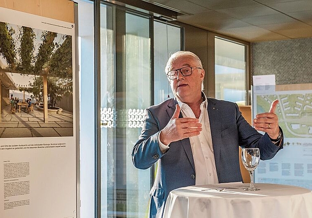 Gemeindeammann Roland Kuster: «Ich bin stolz, dass ich das Projekt in meiner Amtszeit auf den Weg schicken darf.» phn
