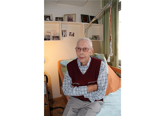 Albert Kern konnte seinen 100. Geburtstag feiern. Foto: cf