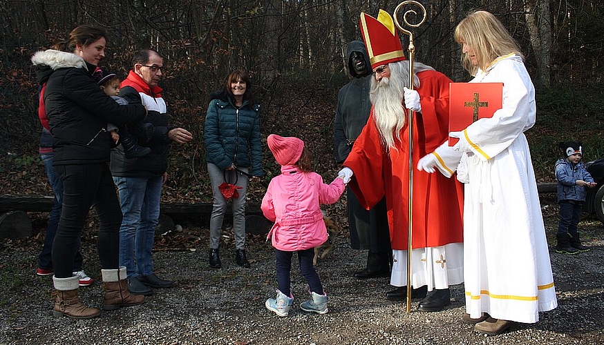 Die dreijährige Marianna aus Spreitenbach hat keine Angst vor dem Samichlaus. Sibylle Egloff