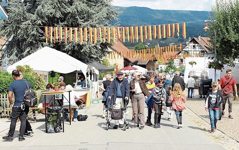 Nach drei Jahren wird in Neuenhof wieder gefestet. Rahel Bühler/Archiv