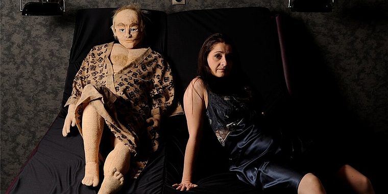 «Im Bett mit Sisyphos» im Gluri-Suter-Huus. Foto: zVg