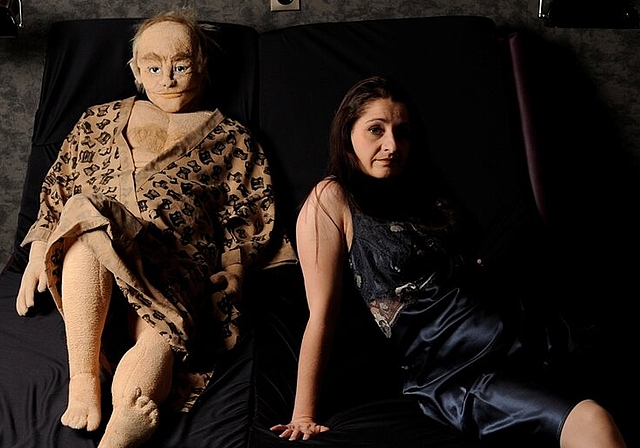 «Im Bett mit Sisyphos» im Gluri-Suter-Huus. Foto: zVg