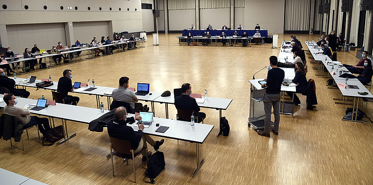 Der Einwohnerrat im Tägi. (Bild: Alexander Wagner/Archiv)