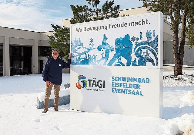 Geschäftsleiter Marco Baumann hofft, dass das Tägi im März wieder aufgehen kann. Gaby Kost