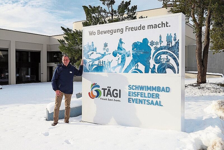 Geschäftsleiter Marco Baumann hofft, dass das Tägi im März wieder aufgehen kann. Gaby Kost