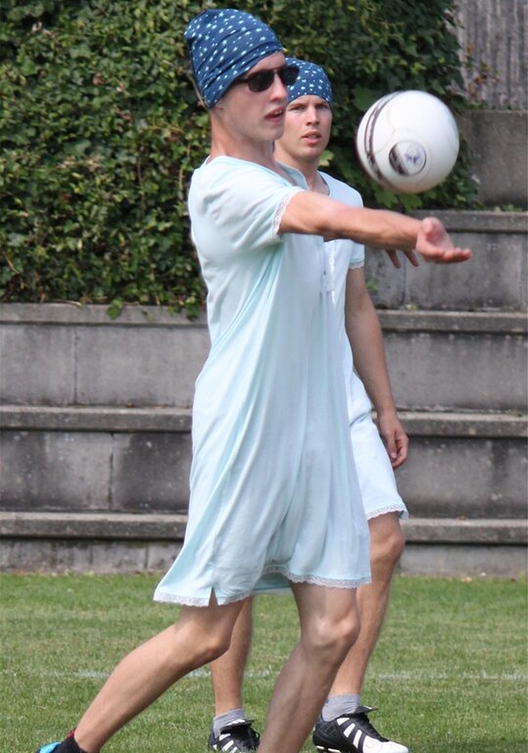 Bald wird auf der Ziegelei wieder Faustball mit grossem Spassfaktor gespielt. Foto: zvg