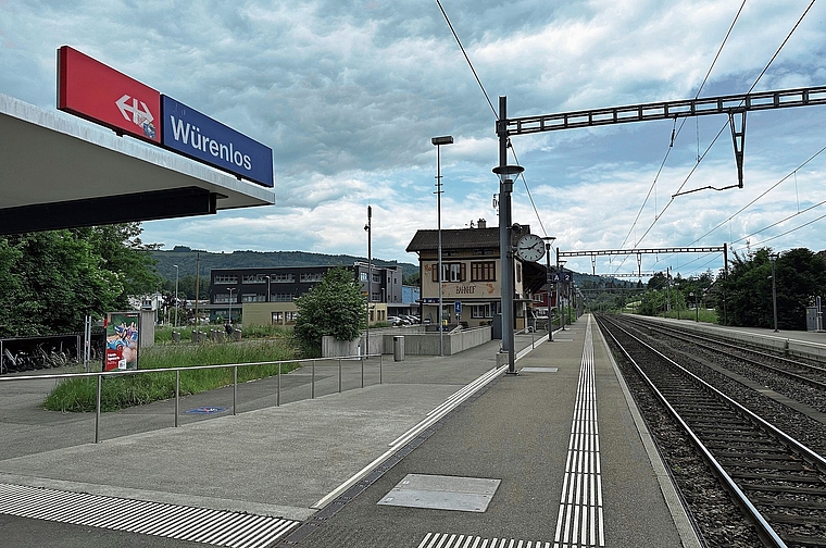 Bahnhof Würenlos Die Rampe wird nicht beheizt.Bild: Sibylle egloff Francisco/BT