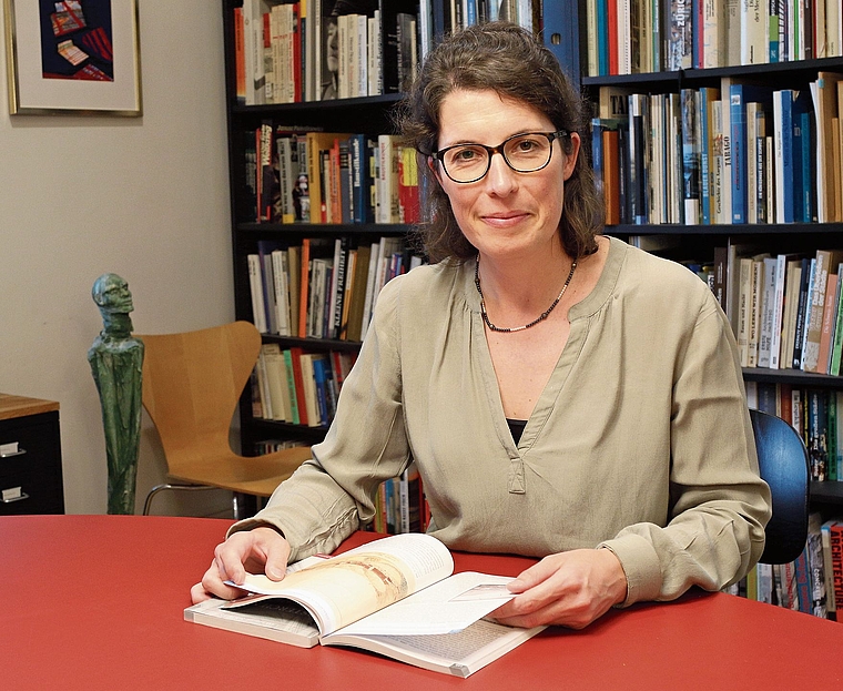 Ruth Wiederkehr arbeitet im Portierhäuschen im Merker-Areal in Baden.Bild: Melanie Bär