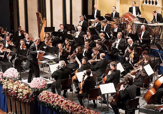 Am Konzert sorgte das Orchester argovia philharmonic für eine gelungene Unterhaltung. Fotos: Alex Spichale
