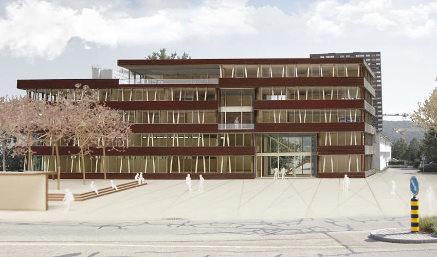 Hat abgespeckt: Das Gemeindehaus wird nun ein Stock tiefer sein. (zVg)