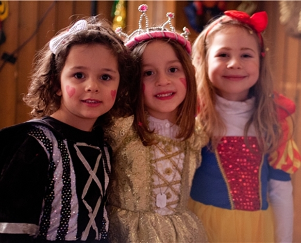 Prinzessin im Konfettiglück.
