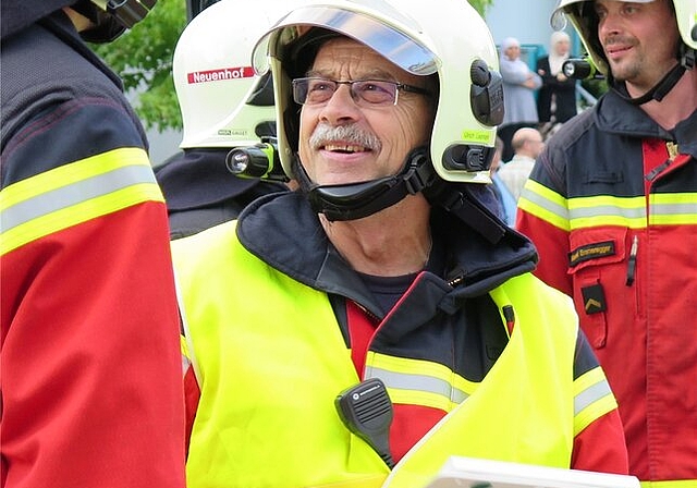 Vizekommandant Leo Ulrich leitete am Freitagabend seinen letzten Einsatz.
