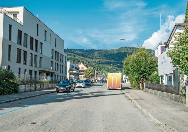 Jurastrasse im Abschnitt Zentralstrasse: Es   sind Sanierung der Werkleitungen und Verkehrsberuhigung geplant. Philippe Neidhart