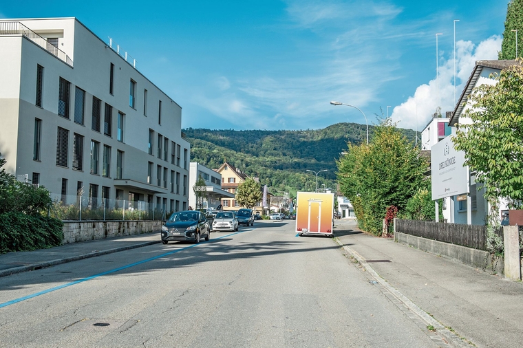 Jurastrasse im Abschnitt Zentralstrasse: Es   sind Sanierung der Werkleitungen und Verkehrsberuhigung geplant. Philippe Neidhart