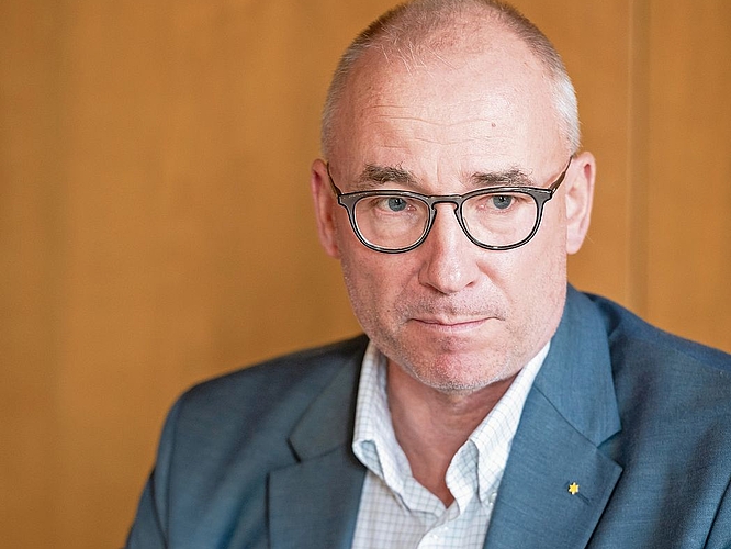 Gemeindeammann Markus Haas muss die Steuern erhöhen. Gemeindeammann Markus Haas muss die Steuern erhöhen.