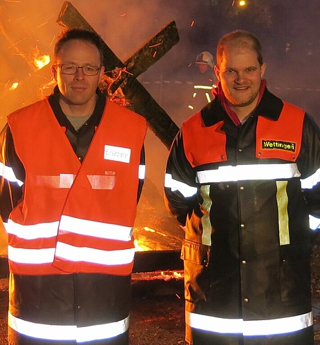 Oliver Gross (links) und Martin Spichale wurden inthronisiert.