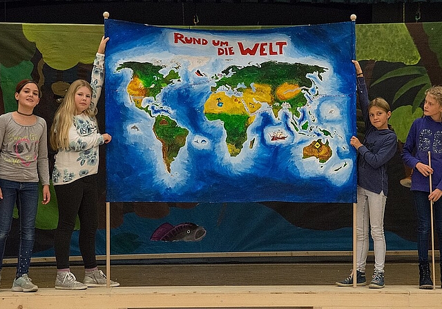 Die Kinder <em>haben fleissig für das Theaterstück geprobt. (Barbara Scherer)</em>
