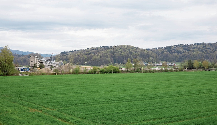 Auf dieser Grundfläche könnte Hitachi seinen    Campus ansiedeln. Severin Bigler