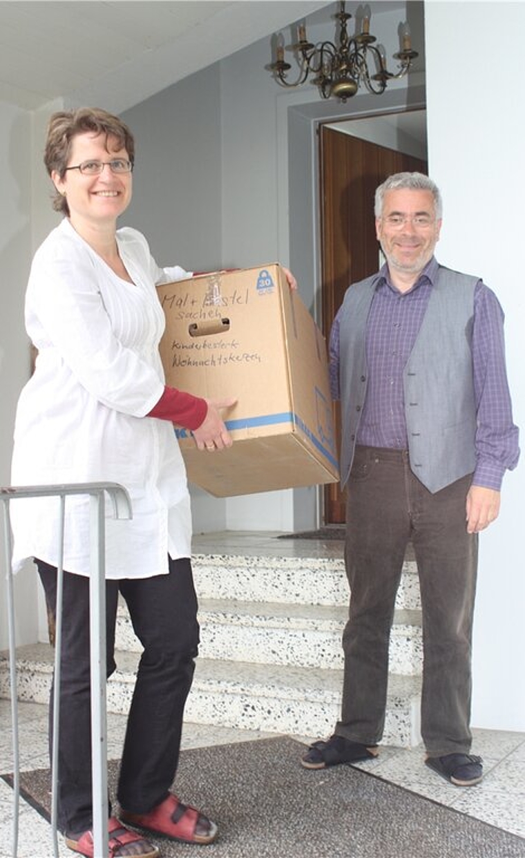 Irene Girardet und Matthias W. Fischer ziehen von Spreitenbach weg. Foto: bär