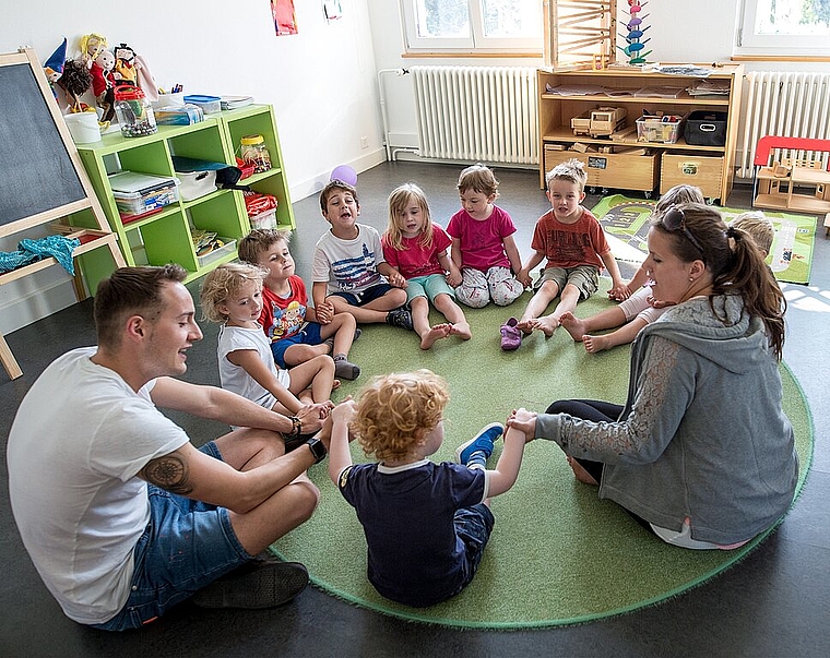 Die Gemeinde <em>zahlt an die Kinderbetreuung ihrer Einwohner. (Symbolbild/AZ Archiv)</em>