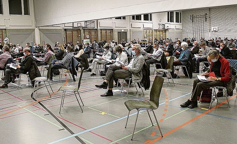 167 Stimmberechtigte nahmen an der Wintergmeind in der Würenloser 
