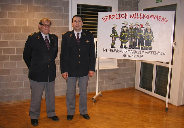 Hans Brugger (l.) und sein Nachfolger Ruedi Sandmeier. Foto: zVg