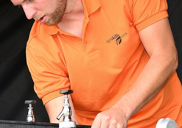 Christian Steimer am Wettkampf der Schweizer Meisterschaft. zVg
