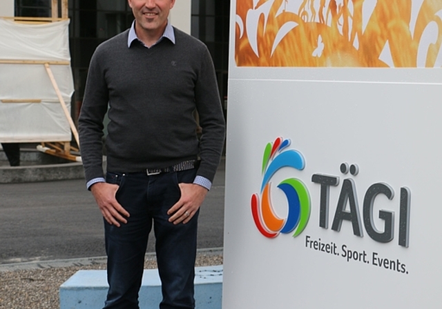 Marco Baumann vor dem noch geschlossenen Tägi. Melanie Bär