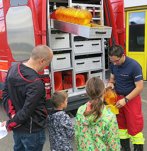 Francesco Silletta stellte den Verkehrsdienst vor.