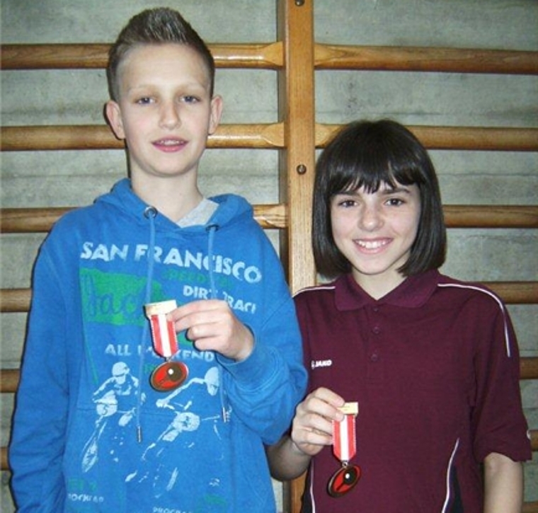 Sasa und Céline: Medaillengewinner Ranglistenturnier. Foto: zVg