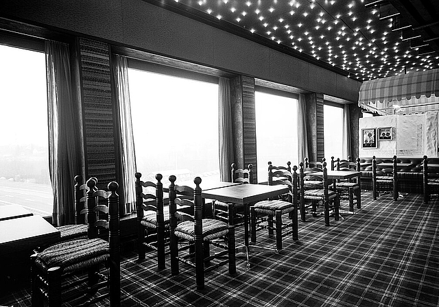 So sah das Mövenpick-Restaurant 1972 aus. ETH-Bibliothek Zürich, Bildarchiv/ Jules Vogt