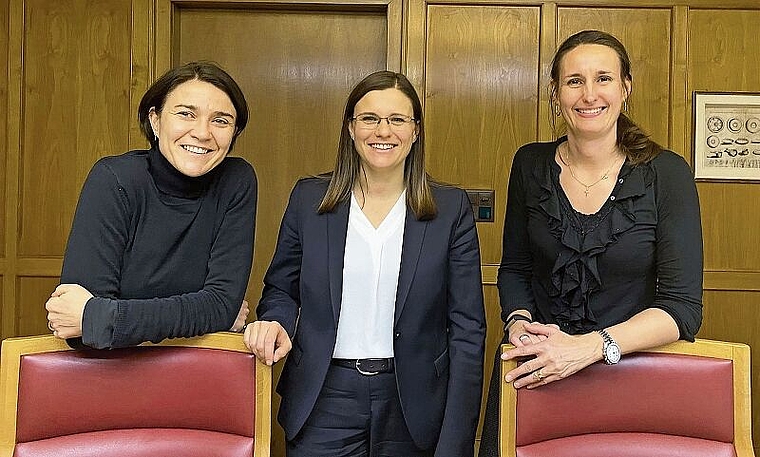 Bis zum Schluss engagierten sich Nicole Meier, Désriée Mollet und Judith Gähler als Schulpflegerinnen für die Schule Wettingen. zVg