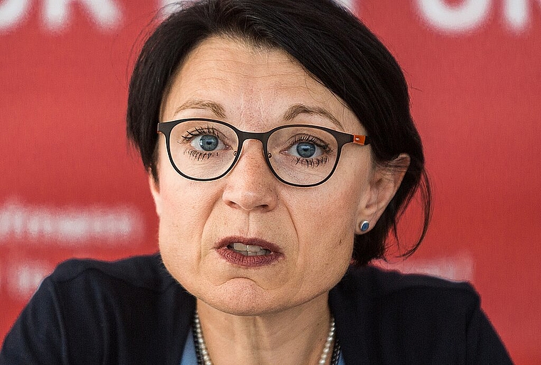 Yvonne Feri Wenige Tage vor dem zweiten Regierungsrats-Wahlgang im Schussfeld der Kritik.Foto: ci