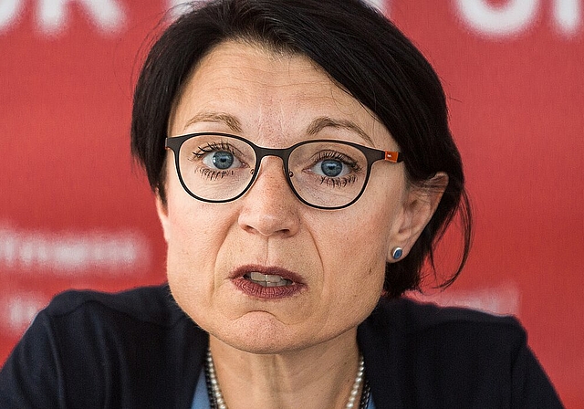 Yvonne Feri Wenige Tage vor dem zweiten Regierungsrats-Wahlgang im Schussfeld der Kritik.Foto: ci