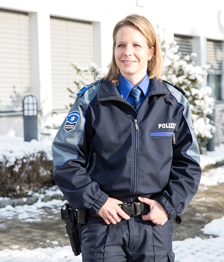 Tanja Bieri <em>ist in Spreitenbach aufgewachsen und kehrt nun als Polizistin zurück. (Barbara Scherer)</em>