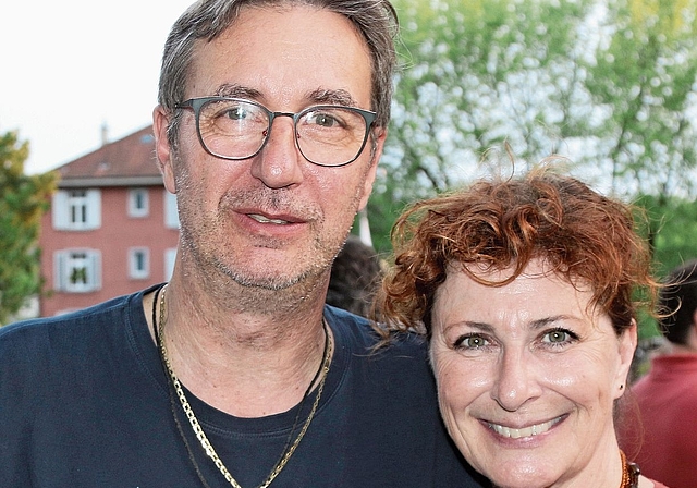 Ratspräsidentin Ursi Depentor (Mitte) und ihr Vize Markus Bader (SVP). bär