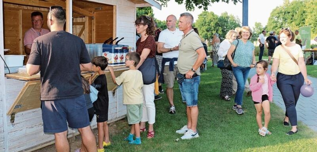 In der Badi-Beiz gab es ein Abendessen. bär