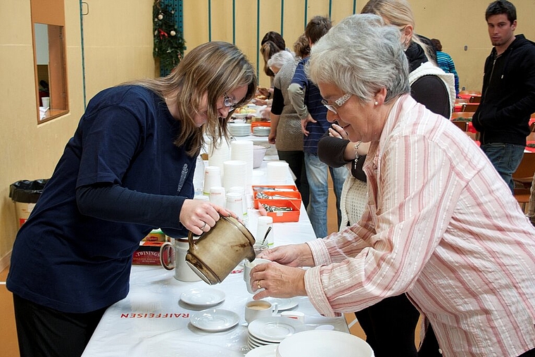 Adventsbrunch und Weihnachtseinkäufe am Landfrauen-Zmorge. Foto: sa