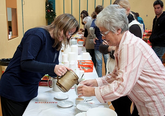 Adventsbrunch und Weihnachtseinkäufe am Landfrauen-Zmorge. Foto: sa