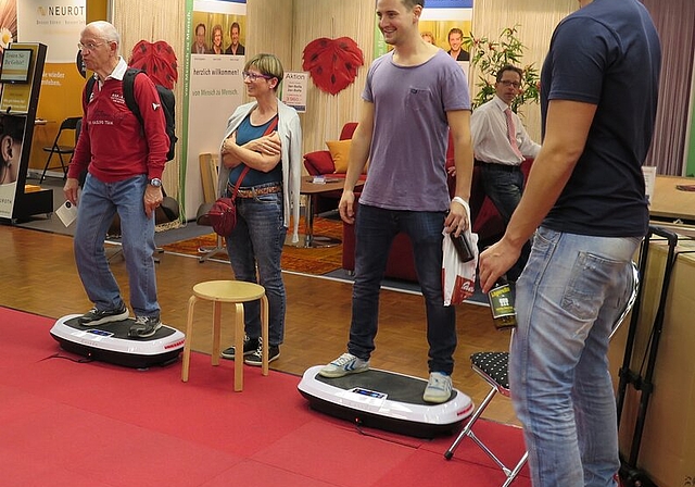 ... bis zum Fitnessgerät war für alle etwas dabei. Fotos: ska