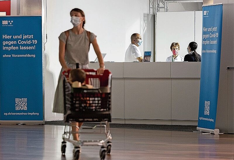 Vergangenes Wochenende verwandelte sich das Shoppingcenter erneut in einen Walk-in-Betrieb für Impfwillige. (Bild: Archiv)