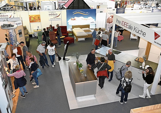 In vier Messehallen konnte man sich beraten lassen. Alexander Wagner