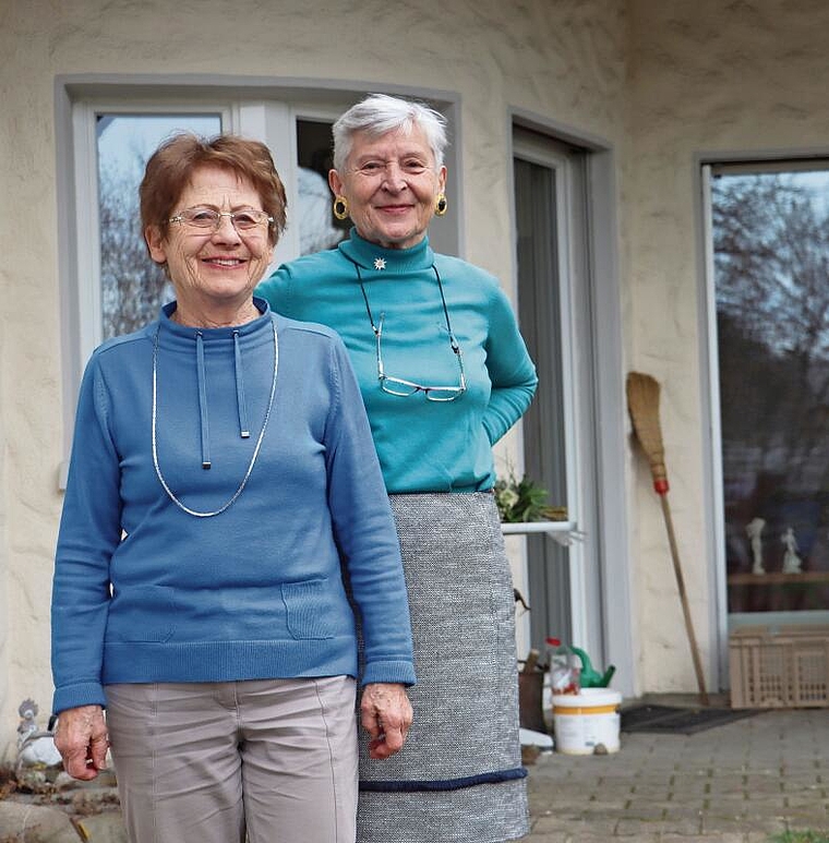 Annemarie Dauwalder (l.) und Margaritha Markwalder hoffen seit 50 Jahren darauf, dass Würenlos ein Alterszentrum bekommt. Rinaldo Feusi