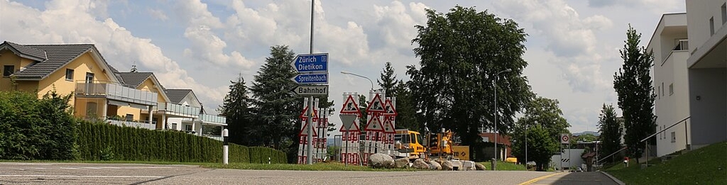 Der Knoten Fadacker <em>mit dem Einmünder Steinigstrasse wird neu gestaltet.</em>