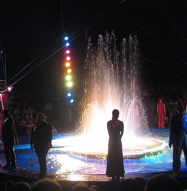 Finale rund um die Wasserbühne im Zirkus Royal. Foto: zVg